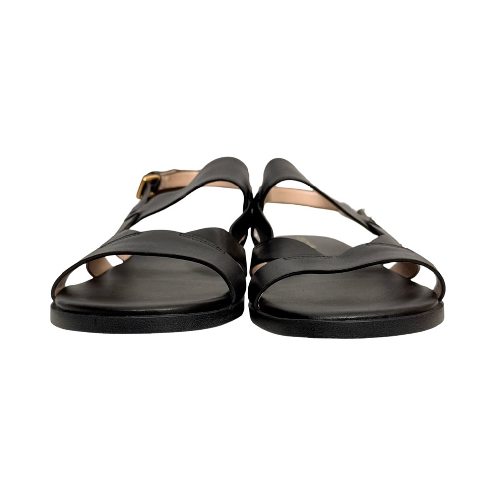 Cole Haan Women's Fawn Flat Sandal Black Leather Strappy Size 10 NWOB - Picture 3 of 9